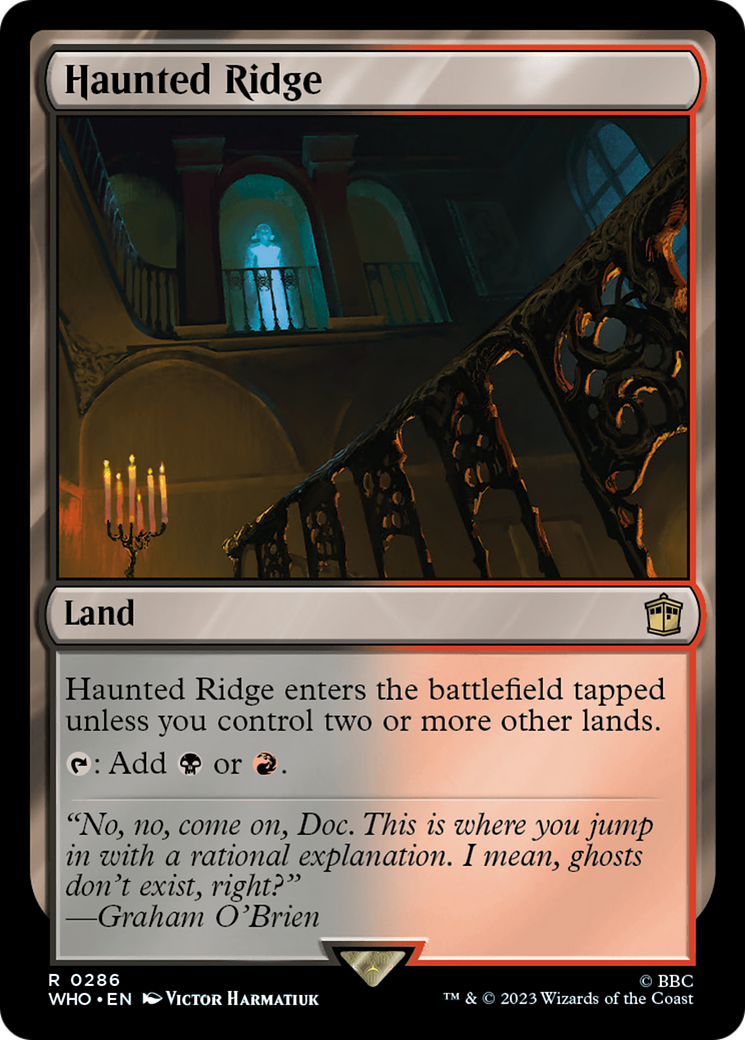 Haunted Ridge (286) [Doctor Who] foil - Deck Out Gaming