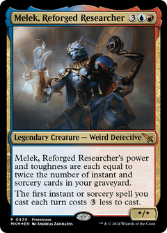Melek, Reforged Researcher (430) [Murders at Karlov Manor] foil - Deck Out Gaming