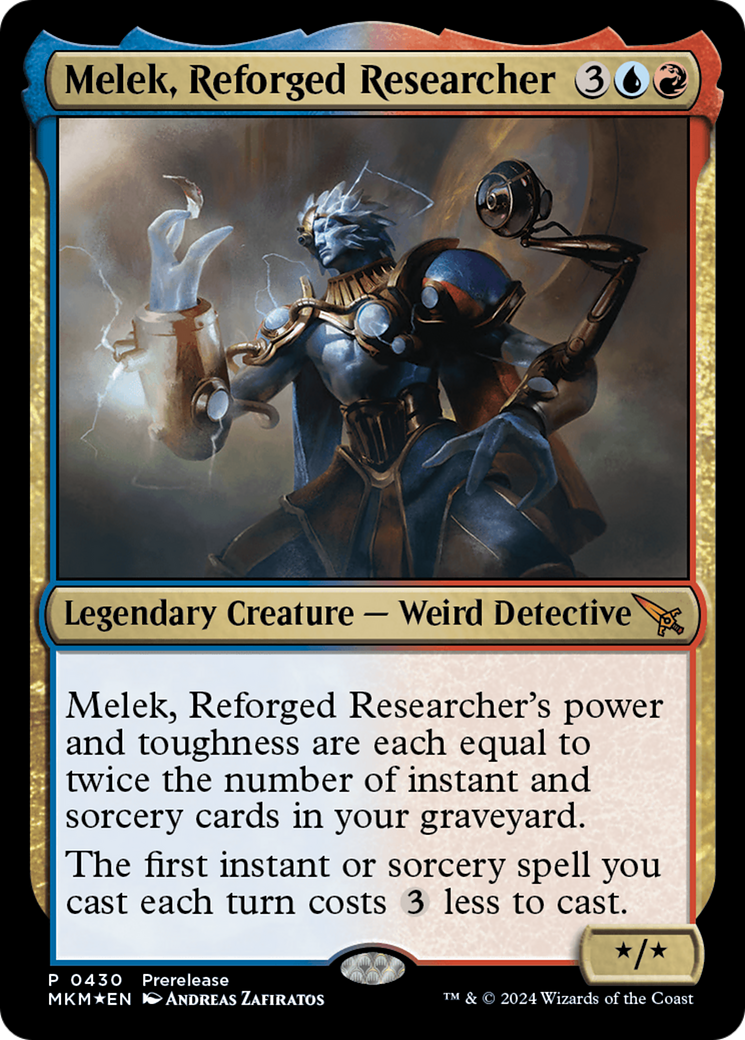 Melek, Reforged Researcher (430) [Murders at Karlov Manor] foil - Deck Out Gaming