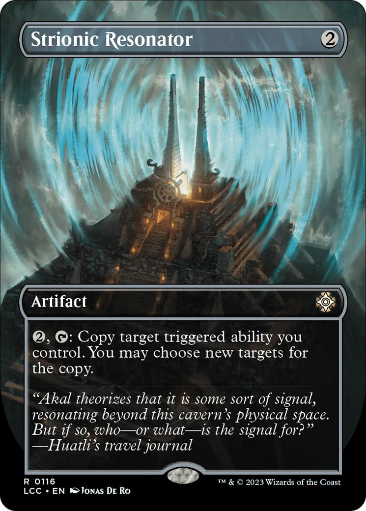 Strionic Resonator (Borderless) (116) [The Lost Caverns of Ixalan Commander] - Deck Out Gaming