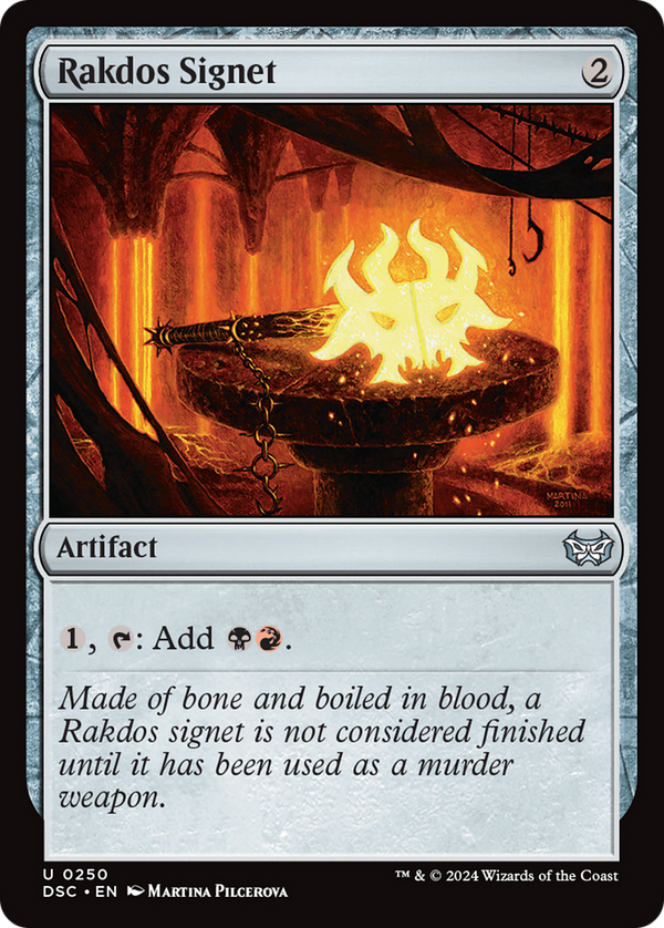 Rakdos Signet (250) [Duskmourn: House of Horror Commander] - Deck Out Gaming