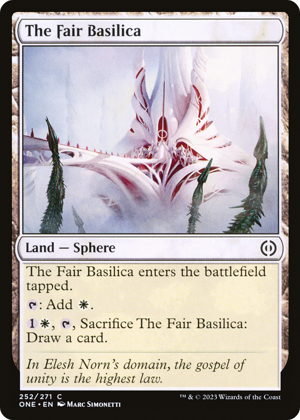 The Fair Basilica (252) [Phyrexia: All Will Be One] - Deck Out Gaming