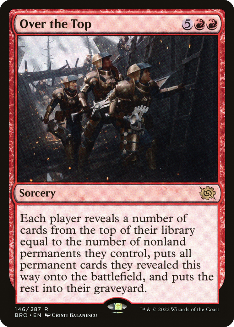 Over the Top (146) [The Brothers' War] - Deck Out Gaming