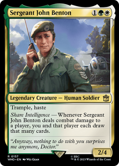 Sergeant John Benton (157) [Doctor Who] - Deck Out Gaming