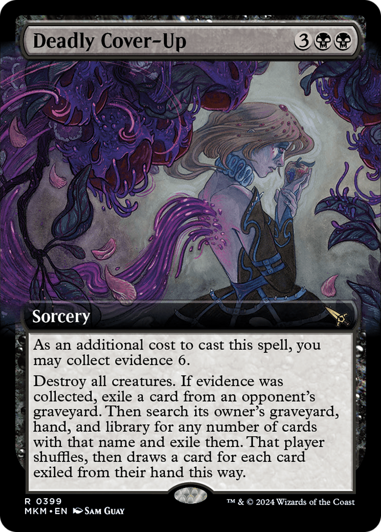 Deadly Cover-Up (Extended Art) (399) [Murders at Karlov Manor] foil - Deck Out Gaming
