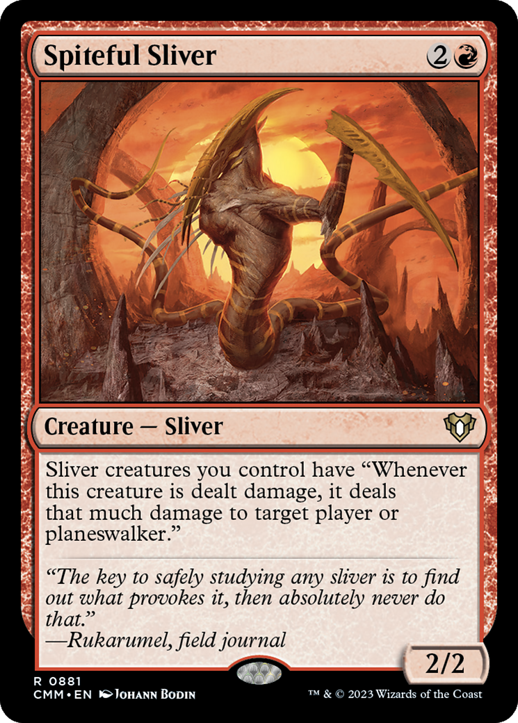 Spiteful Sliver (881) [Commander Masters] - Deck Out Gaming