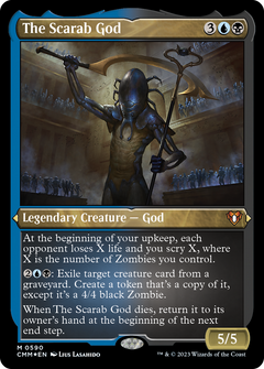 The Scarab God (590) [Commander Masters] etched - Deck Out Gaming