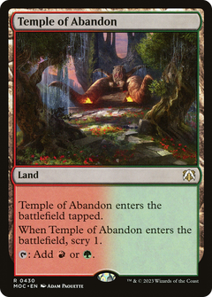 Temple of Abandon (430) [March of the Machine Commander] - Deck Out Gaming