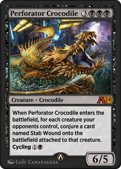 Perforator Crocodile (11) [Alchemy: Murders at Karlov Manor ] - Deck Out Gaming