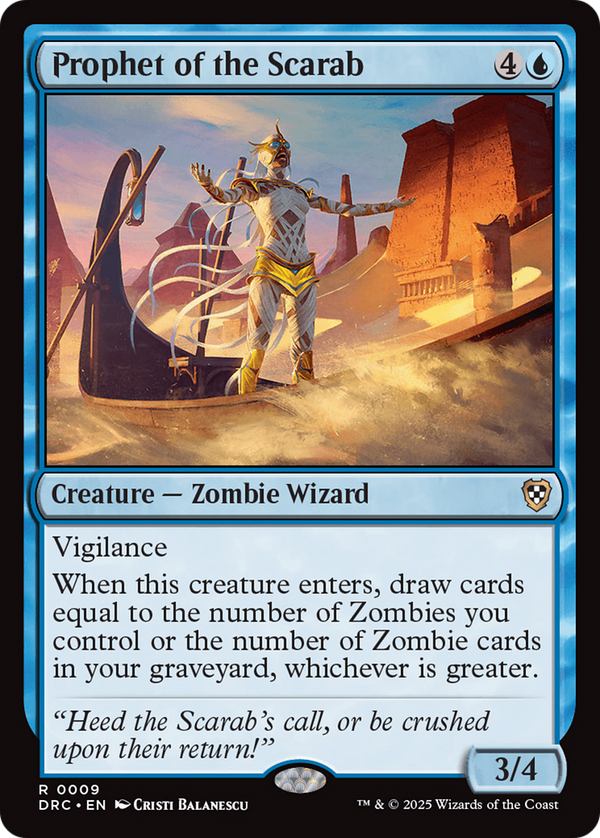 Prophet of the Scarab (9) [Commander: Aetherdrift] - Deck Out Gaming