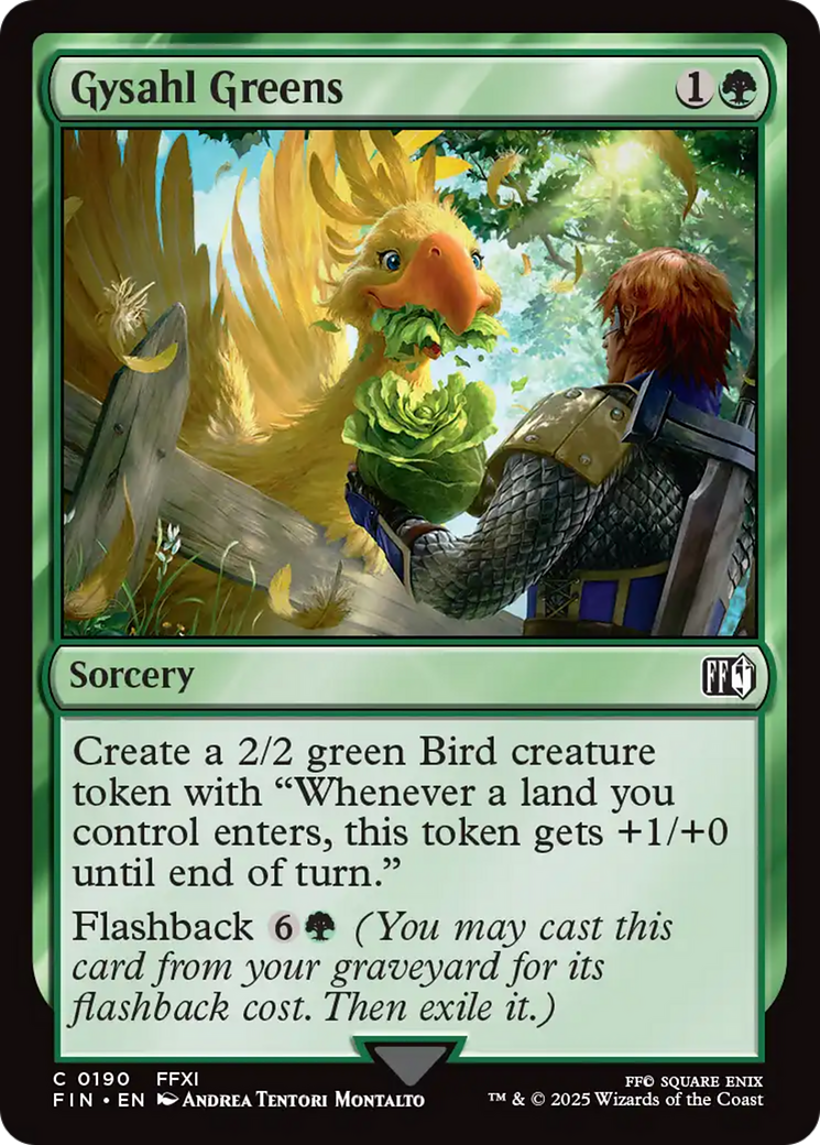 Gysahl Greens (190) [FINAL FANTASY] - Deck Out Gaming