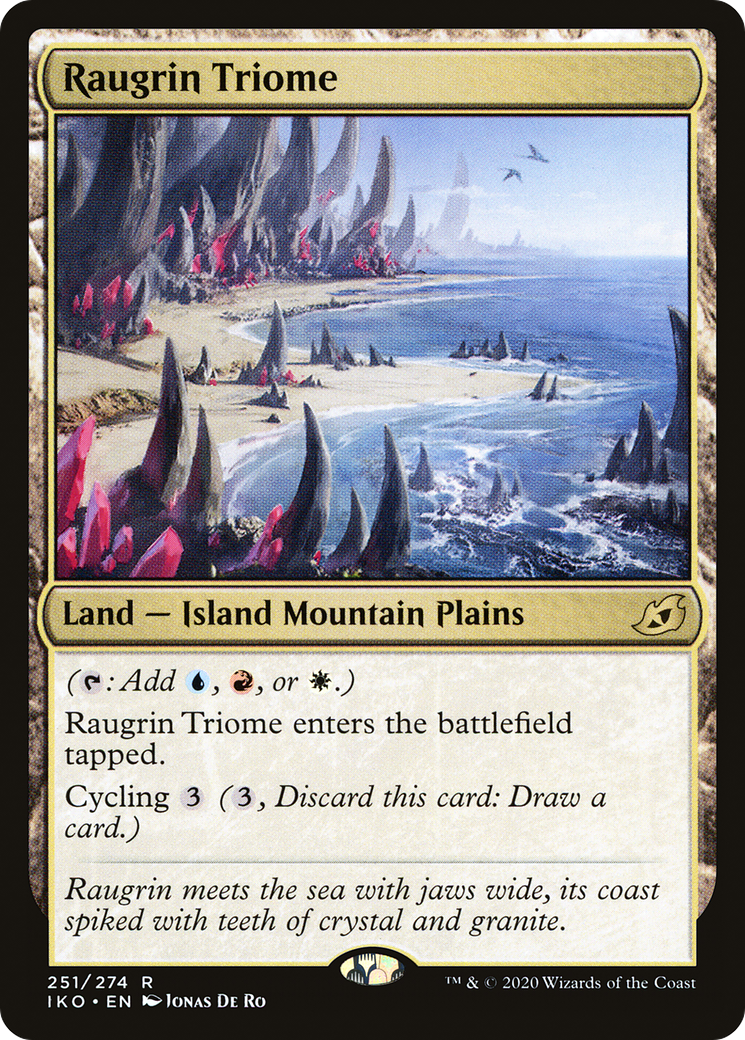 Raugrin Triome (251) [Ikoria: Lair of Behemoths] foil - Deck Out Gaming