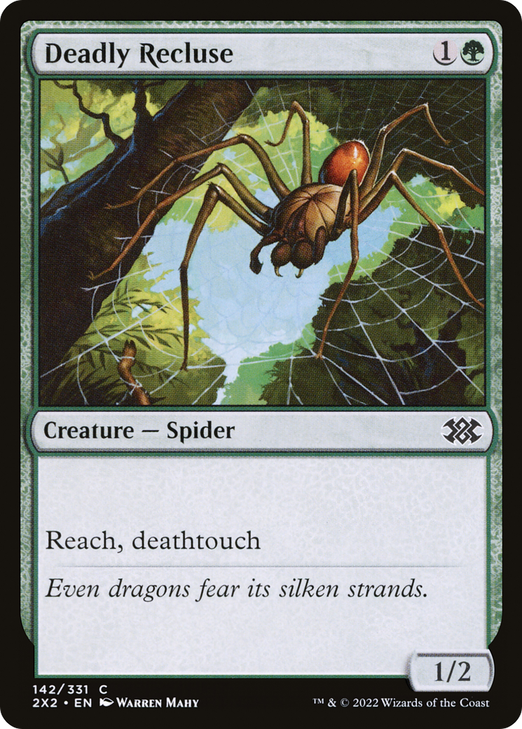 Deadly Recluse (142) [Double Masters 2022] - Deck Out Gaming