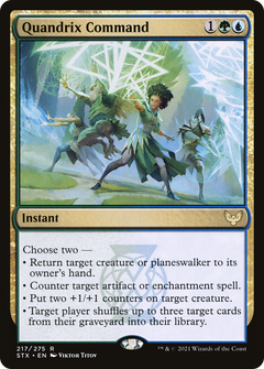 Quandrix Command (217) [Strixhaven: School of Mages] foil - Deck Out Gaming