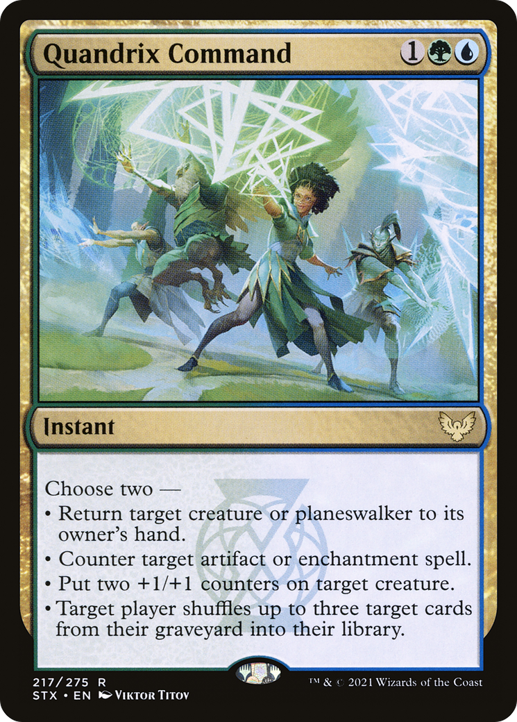 Quandrix Command (217) [Strixhaven: School of Mages] foil - Deck Out Gaming
