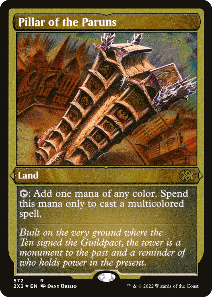 Pillar of the Paruns (Foil Etched) (572) [Double Masters 2022] foil - Deck Out Gaming