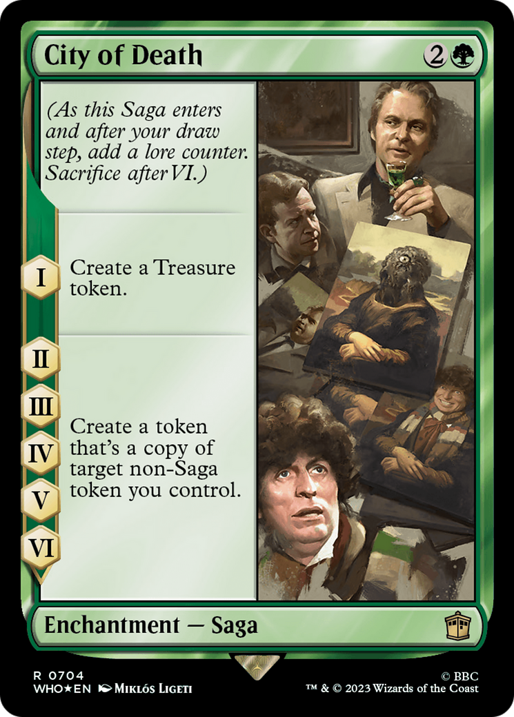 City of Death (Surge Foil) (704) [Doctor Who] foil - Deck Out Gaming