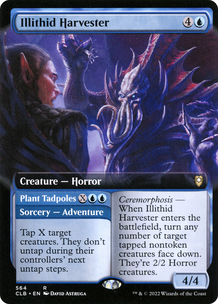 Illithid Harvester (Extended Art) (564) [Commander Legends: Battle for Baldur's Gate] - Deck Out Gaming