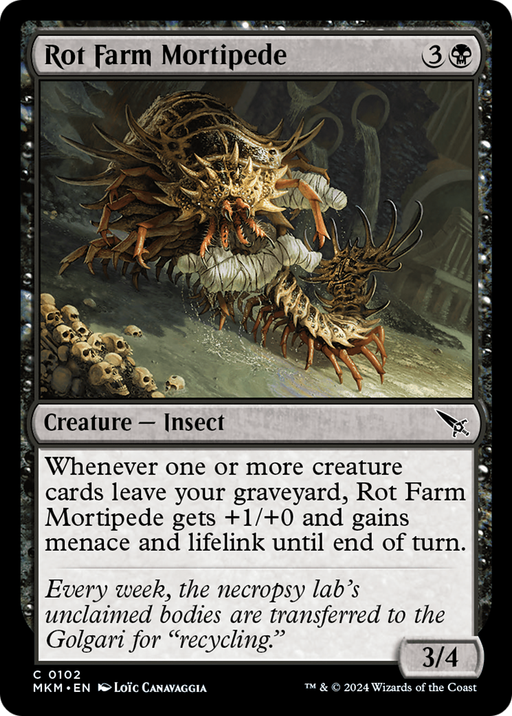 Rot Farm Mortipede (102) [Murders at Karlov Manor] foil - Deck Out Gaming