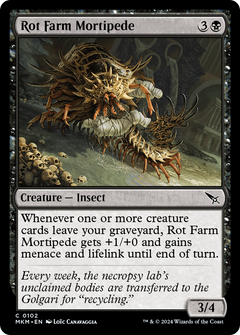 Rot Farm Mortipede (102) [Murders at Karlov Manor] foil - Deck Out Gaming