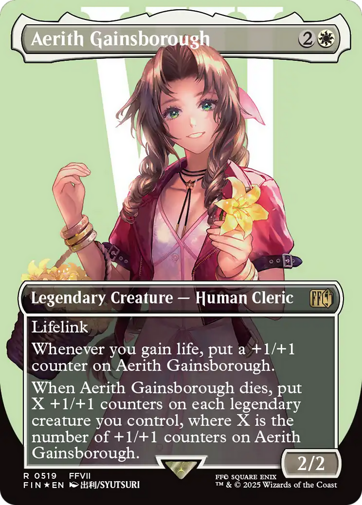 Aerith Gainsborough (519) (Surge Foil) [FINAL FANTASY] foil - Deck Out Gaming