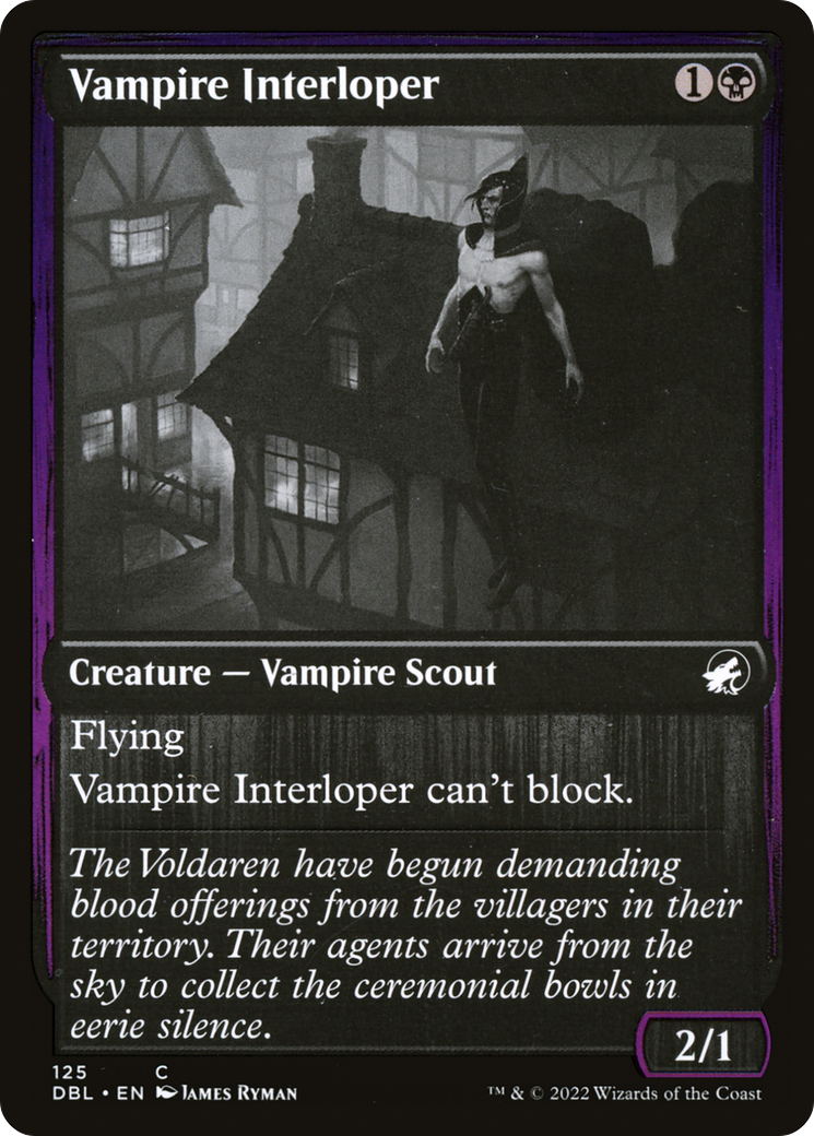 Vampire Interloper (125) [Innistrad: Double Feature] foil - Deck Out Gaming