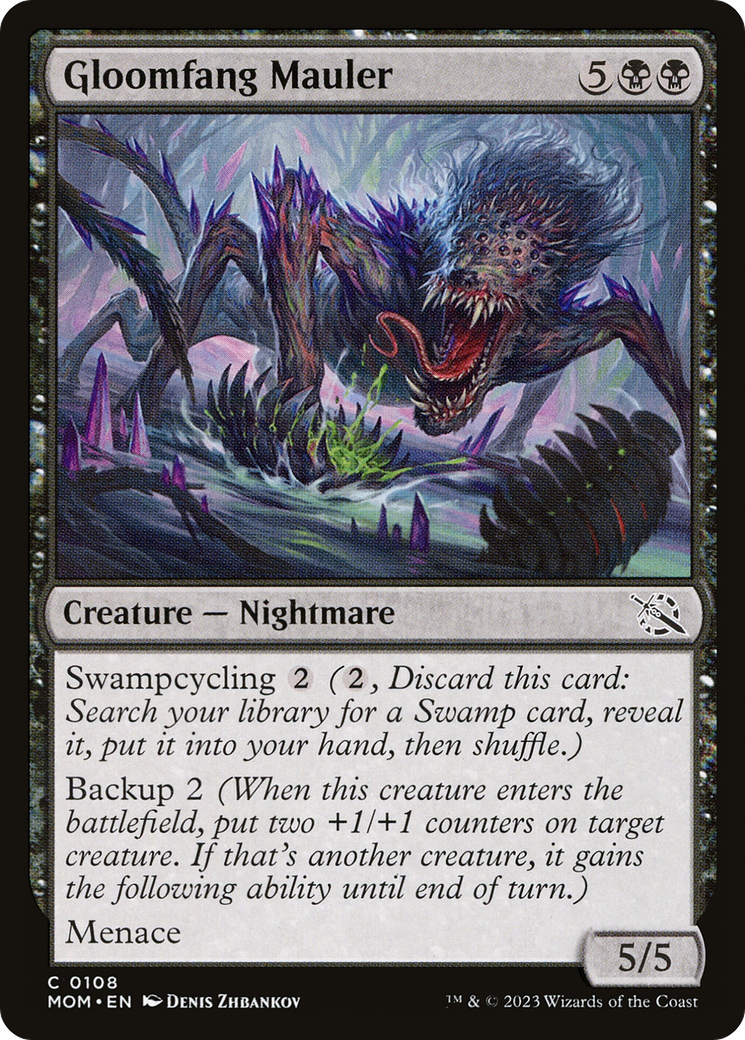 Gloomfang Mauler (108) [March of the Machine] foil - Deck Out Gaming