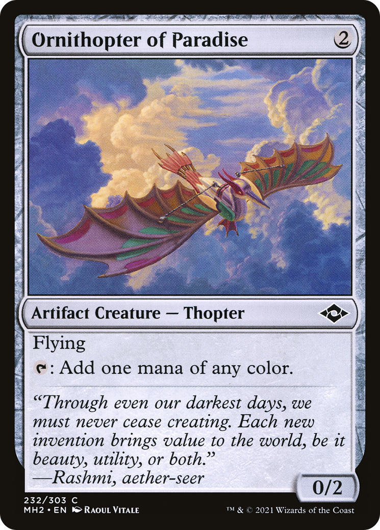 Ornithopter of Paradise (232) [Modern Horizons 2] foil - Deck Out Gaming