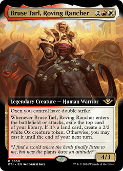 Bruse Tarl, Roving Rancher (Extended Art) (350) [Outlaws of Thunder Junction] foil - Deck Out Gaming