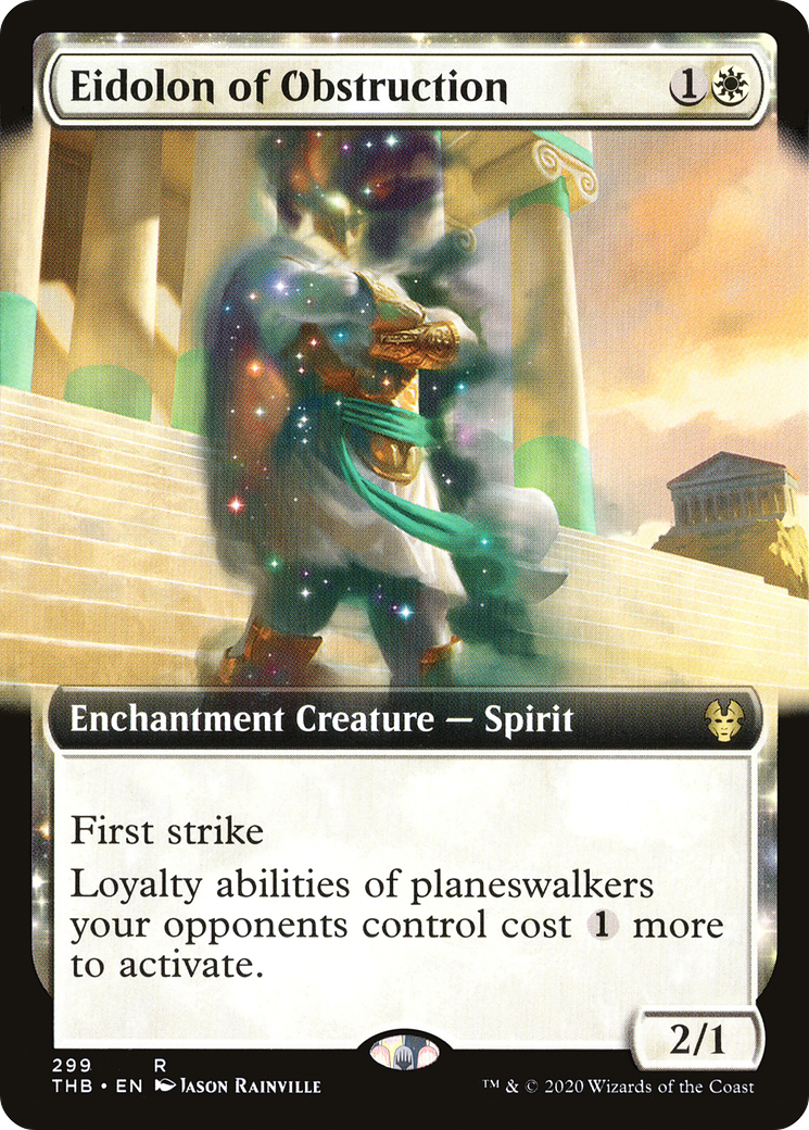 Eidolon of Obstruction (Extended Art) (299) [Theros Beyond Death] foil - Deck Out Gaming