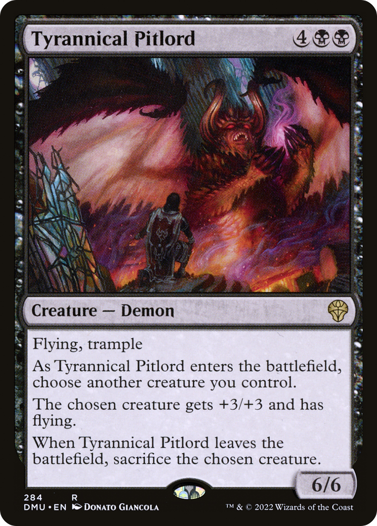 Tyrannical Pitlord (284) [Dominaria United] foil - Deck Out Gaming