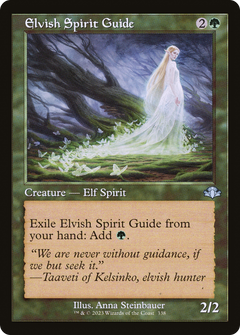 Elvish Spirit Guide (Retro Frame) (338) [Dominaria Remastered] foil - Deck Out Gaming