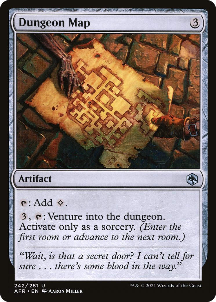 Dungeon Map (242) [Adventures in the Forgotten Realms] - Deck Out Gaming