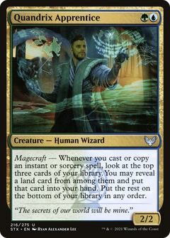 Quandrix Apprentice (216) [Strixhaven: School of Mages] - Deck Out Gaming