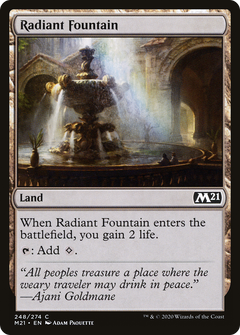 Radiant Fountain (248) [Core Set 2021] foil - Deck Out Gaming