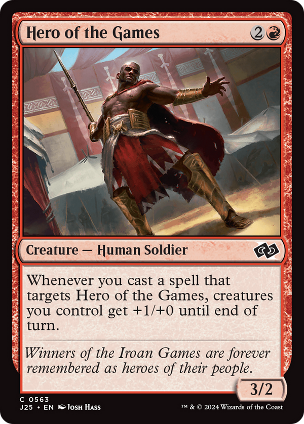 Hero of the Games (563) [Foundations Jumpstart] - Deck Out Gaming
