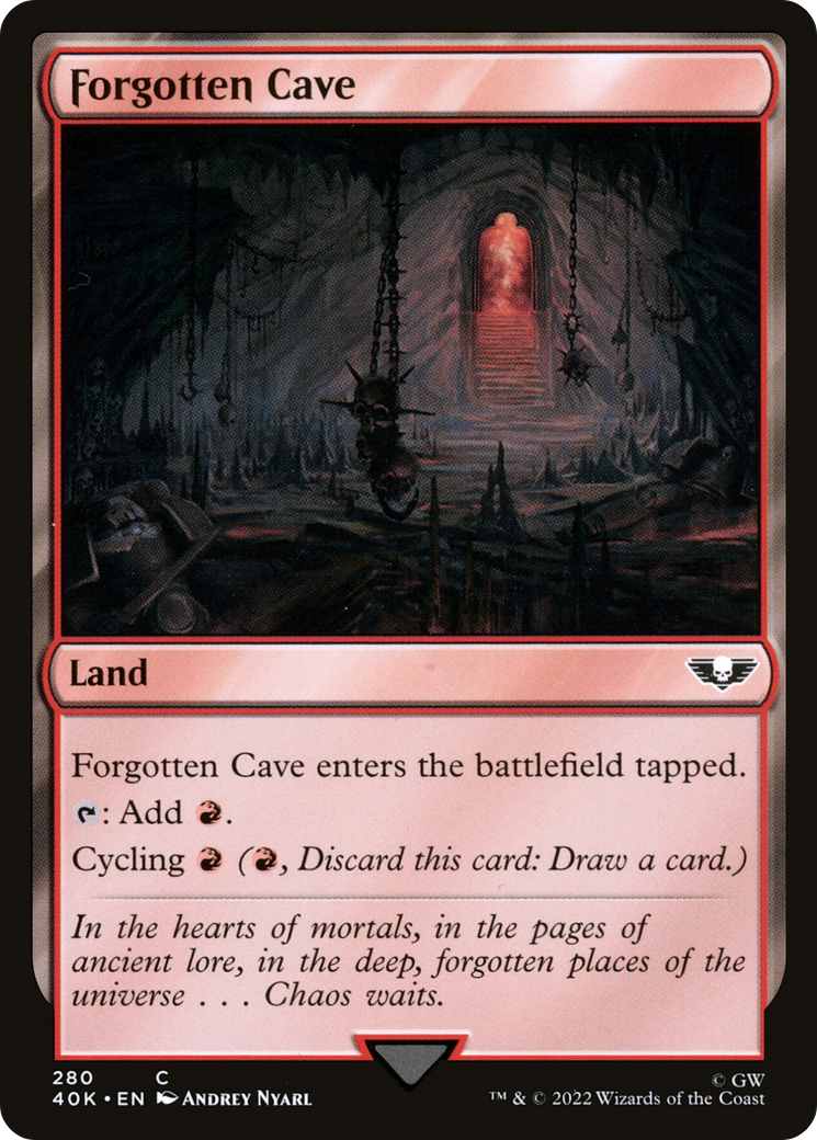 Forgotten Cave (280) [Warhammer 40,000 Commander] - Deck Out Gaming