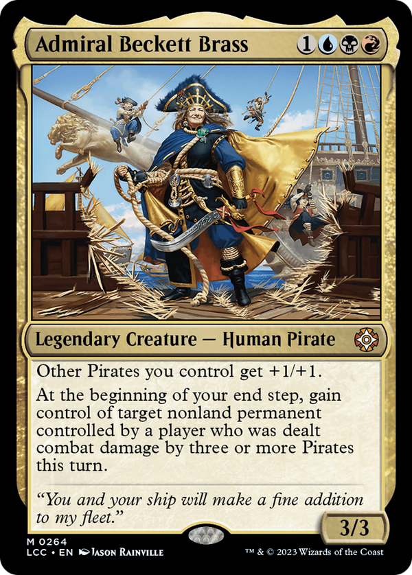 Admiral Beckett Brass (264) [The Lost Caverns of Ixalan Commander] - Deck Out Gaming