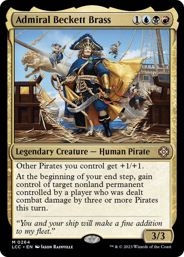 Admiral Beckett Brass (264) [The Lost Caverns of Ixalan Commander] - Deck Out Gaming