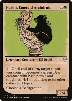 Halsin, Emerald Archdruid (Showcase) (408) [Commander Legends: Battle for Baldur's Gate] foil - Deck Out Gaming