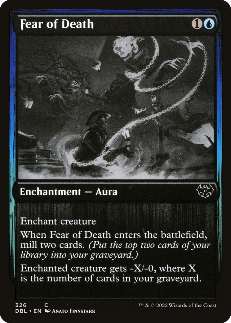 Fear of Death (326) [Innistrad: Double Feature] foil - Deck Out Gaming