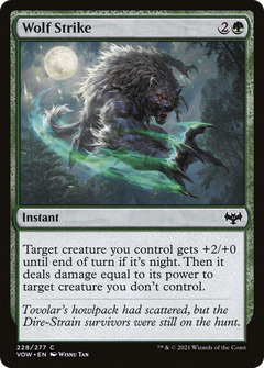 Wolf Strike (228) [Innistrad: Crimson Vow] foil - Deck Out Gaming