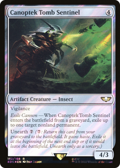 Canoptek Tomb Sentinel (Surge Foil) (152) [Warhammer 40,000 Commander] foil - Deck Out Gaming