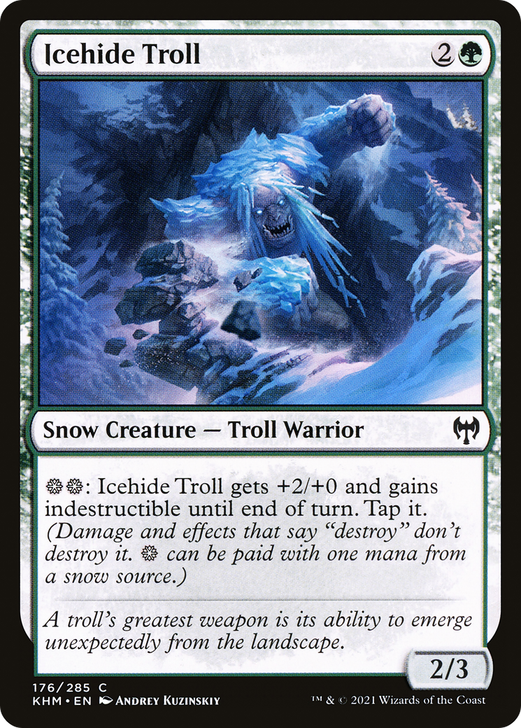 Icehide Troll (176) [Kaldheim] foil - Deck Out Gaming