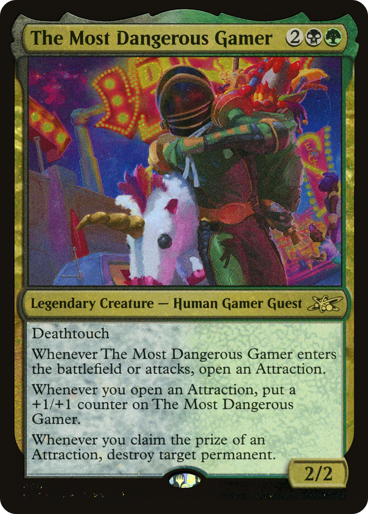 The Most Dangerous Gamer (Galaxy Foil) (460) [Unfinity] foil - Deck Out Gaming