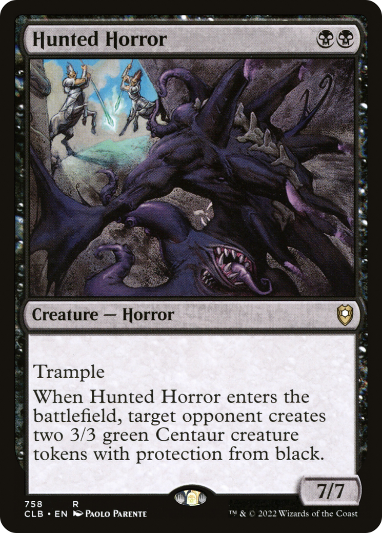 Hunted Horror (758) [Commander Legends: Battle for Baldur's Gate] - Deck Out Gaming