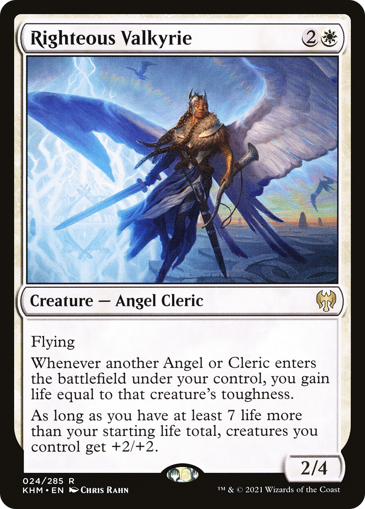 Righteous Valkyrie (24) [Kaldheim] foil - Deck Out Gaming