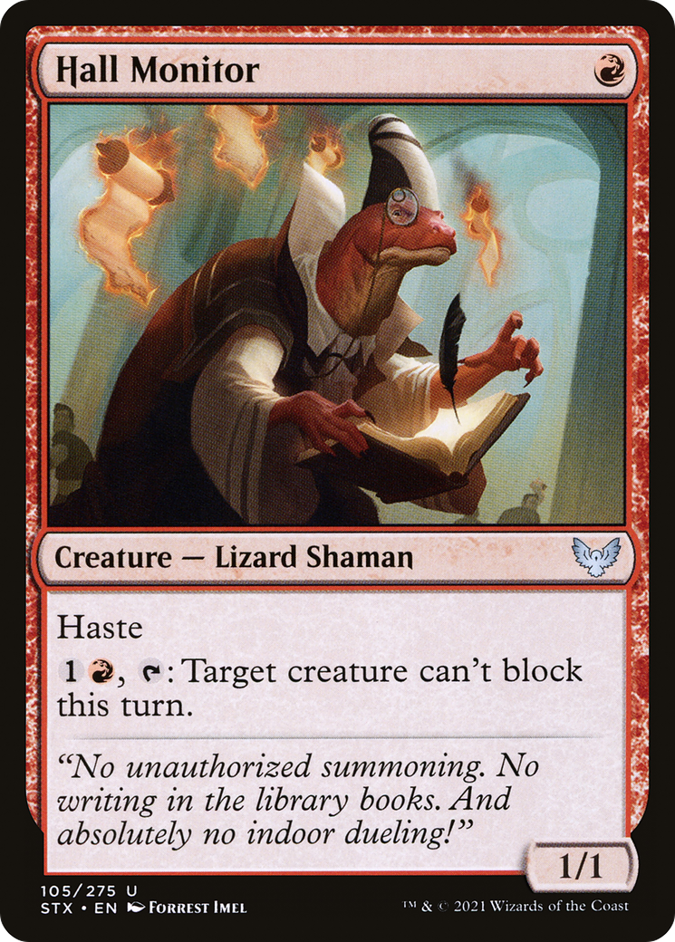 Hall Monitor (105) [Strixhaven: School of Mages] foil - Deck Out Gaming