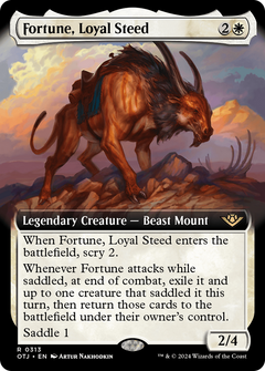 Fortune, Loyal Steed (Extended Art) (313) [Outlaws of Thunder Junction] foil - Deck Out Gaming