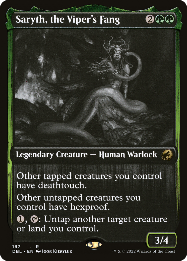 Saryth, the Viper's Fang (197) [Innistrad: Double Feature] - Deck Out Gaming